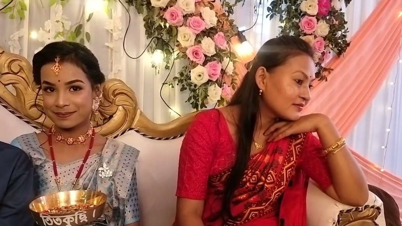 ||ভাগিনীৰ তুলনি বিয়াৰ কিছু দৃশ্য 😍🎉|| #blog #viral #assam @BarashasLife 
