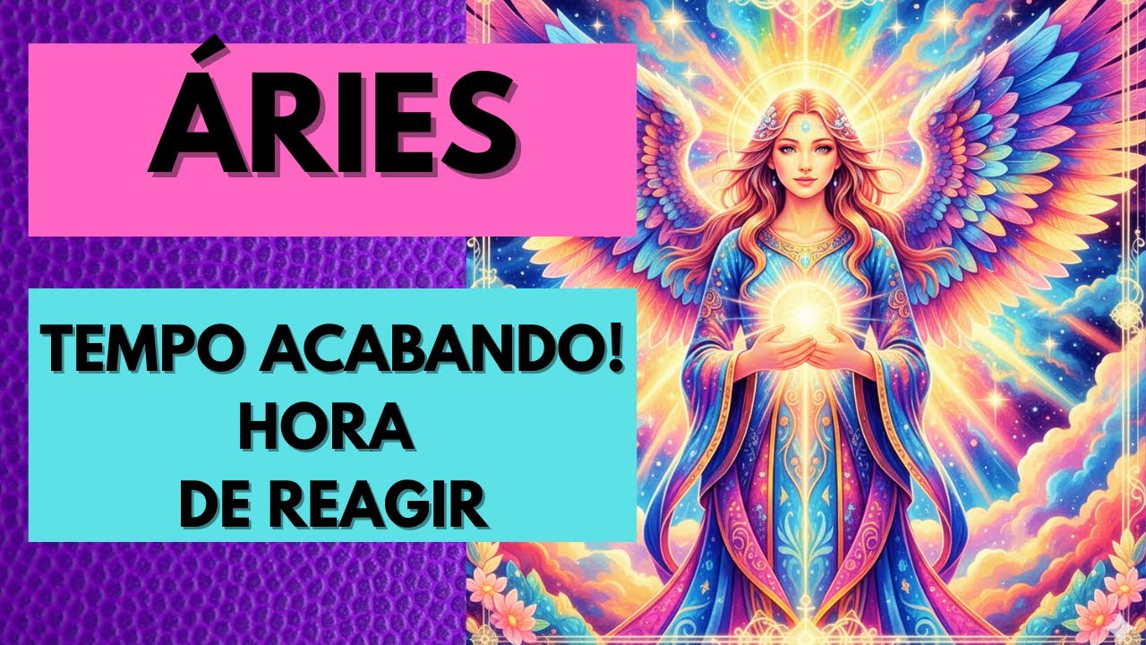 ÁRIES ♈️ O TEMPO ESTÁ ACABANDO ⏳ 