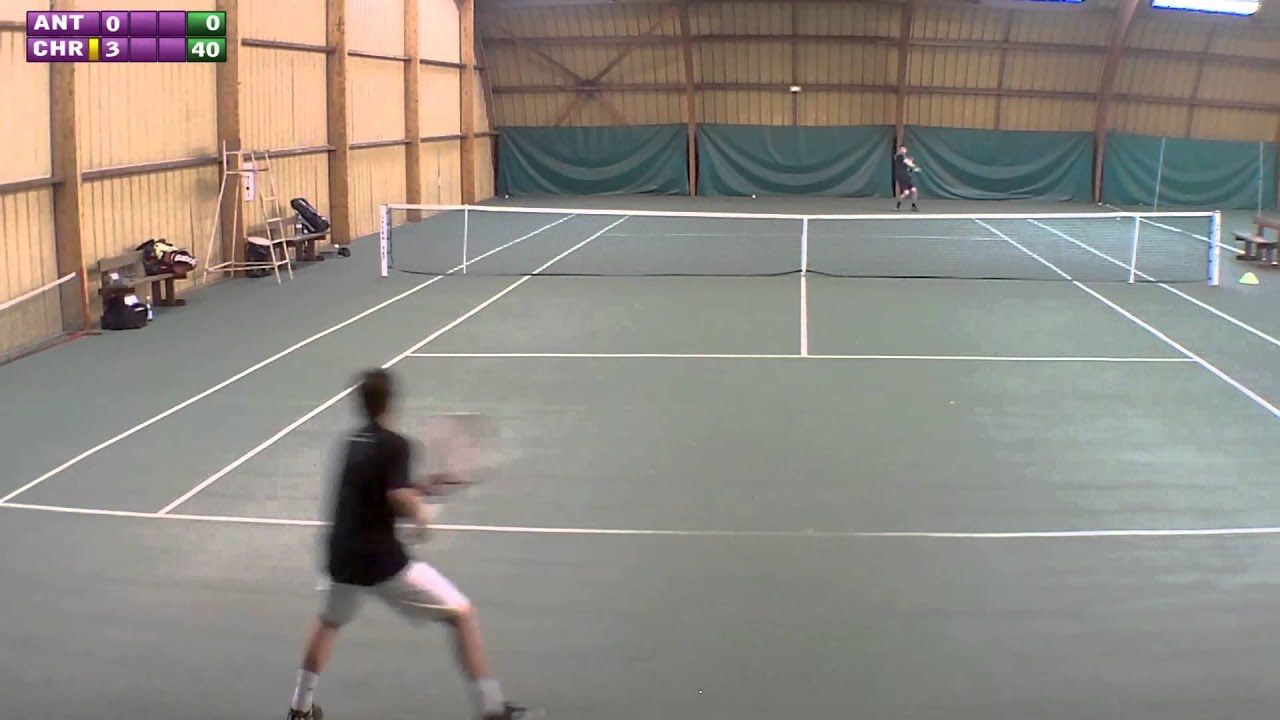 Christophe (5/6) vs Antoine (12 ans 15/1) - Match - 22/09/2013