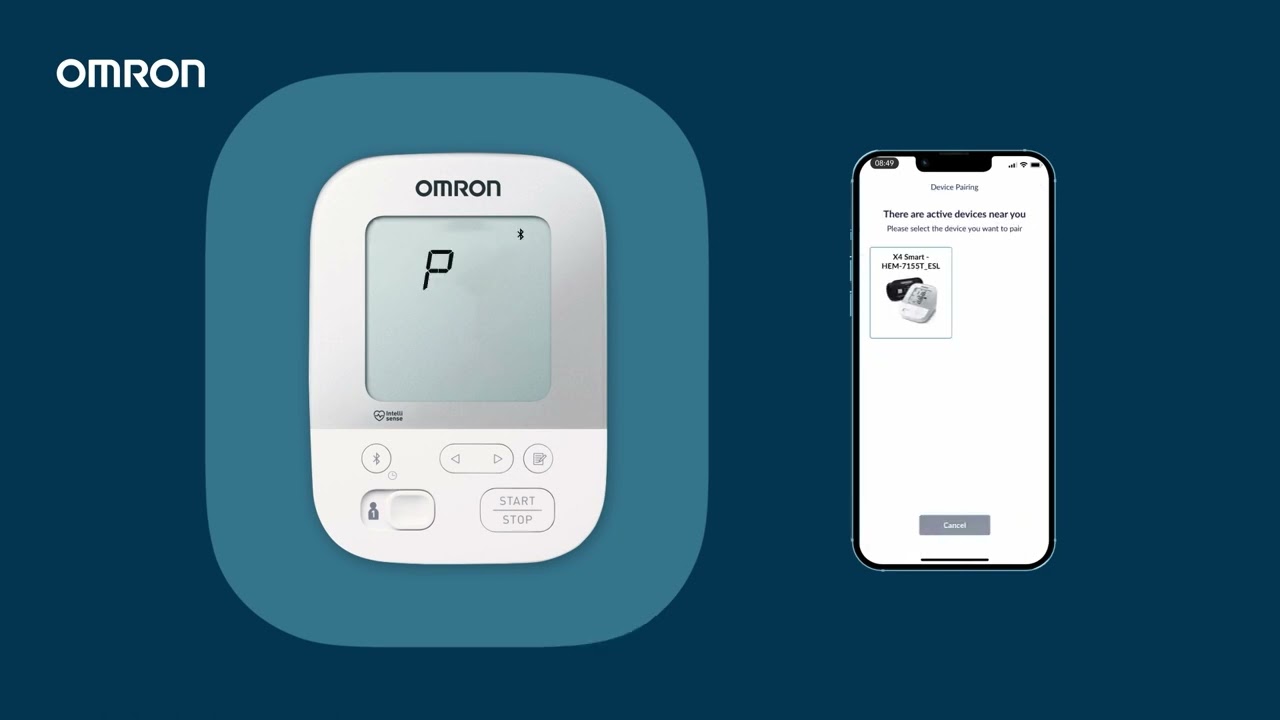 OMRON connect – How to pair a BPM device (IOS)