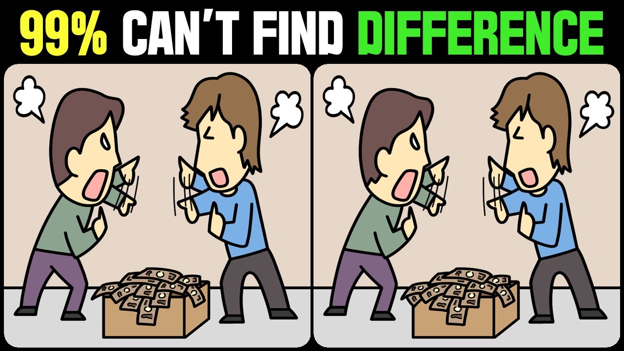 Spot The Difference : Only Genius Find Differences [ Find The Difference #280 ]