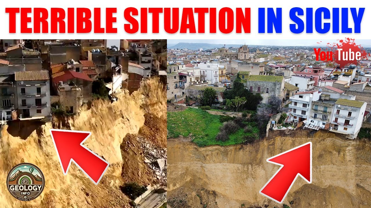 Terrible situation in Sicily, more buildings are collapsing.