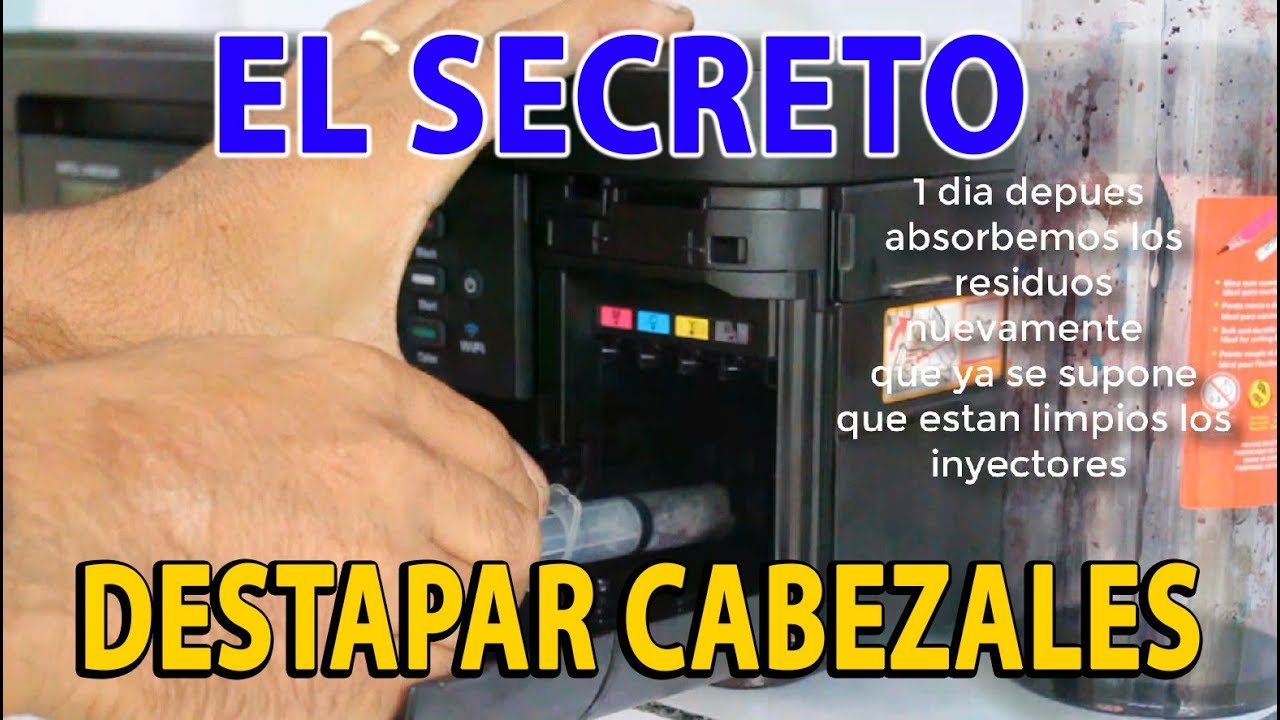 limpieza de cabezales brother cualquier modelo sin desarmar