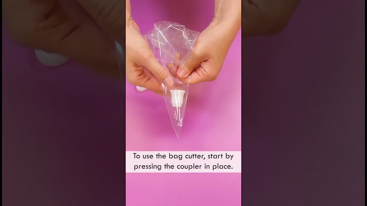 How to Cut a Piping Bag using Wilton Brush and Bag Cutter Set