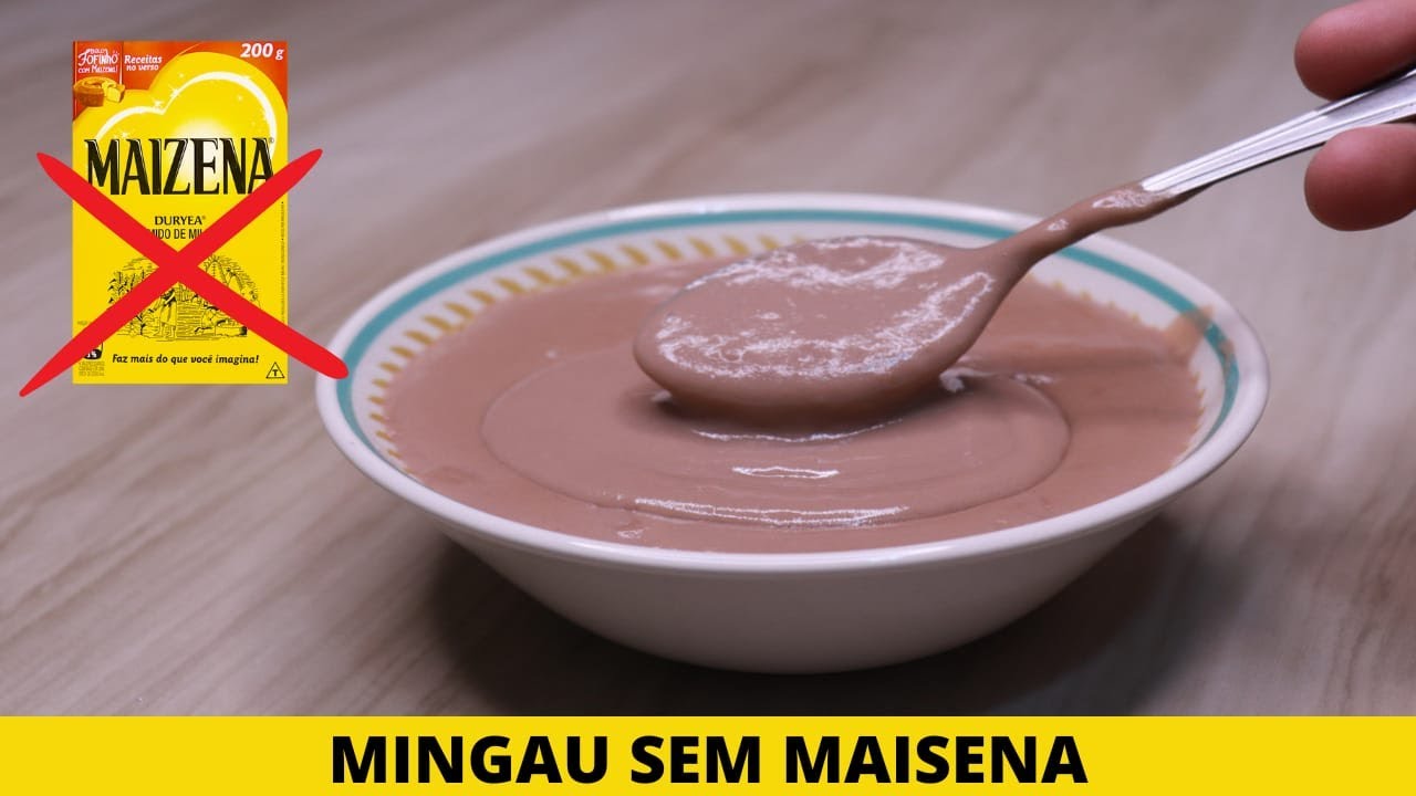 MINGAU DE CHOCOLATE SEM MAIZENA!!