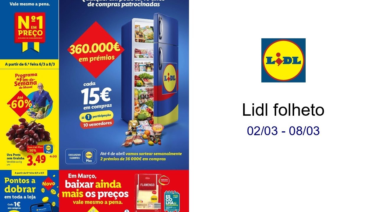 Lidl folheto 02/03 - 08/03