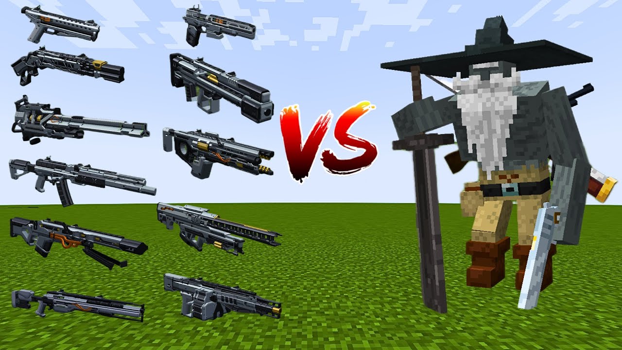 How Fast Can TaCZ Perseus Gun Pack Defeat the Gundalf in Minecraft
