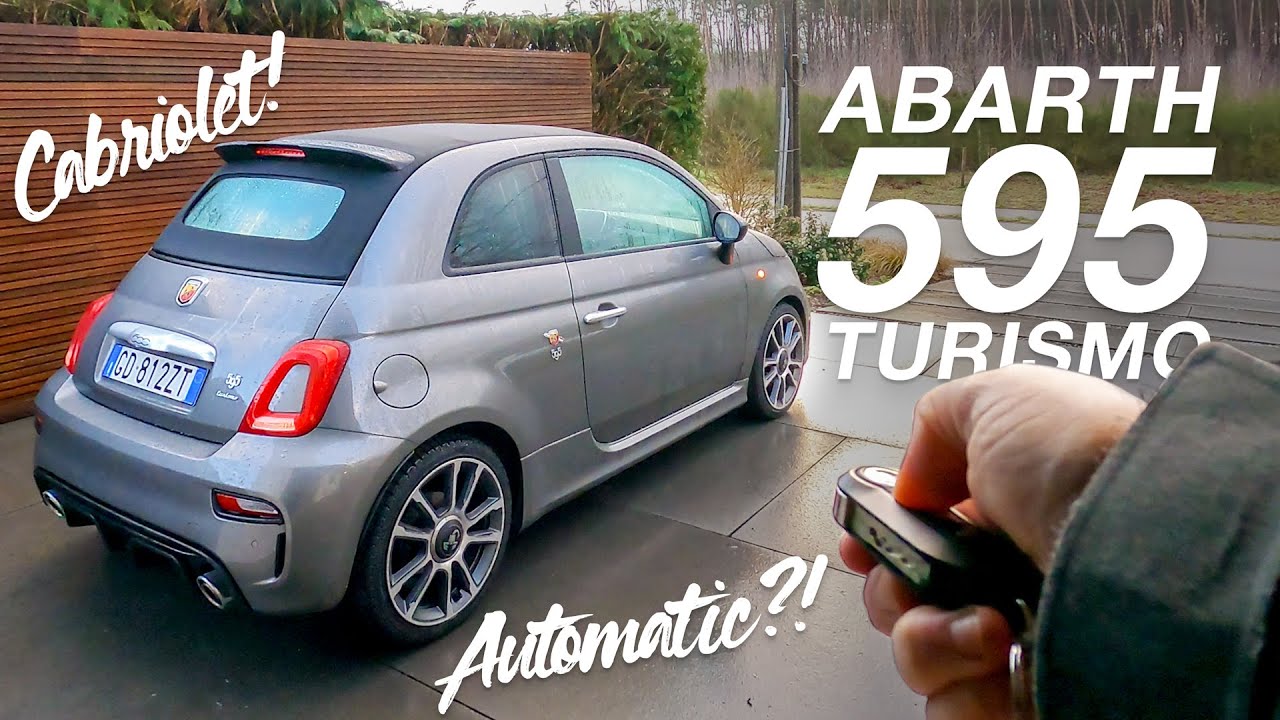 2021 Abarth 595 Turismo Cabrio Automatic | 165 hp : POV экстерьер - интерьер walkaround & drive