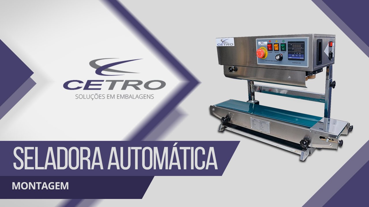 Montagem de Seladora Automática Vertical Cetro