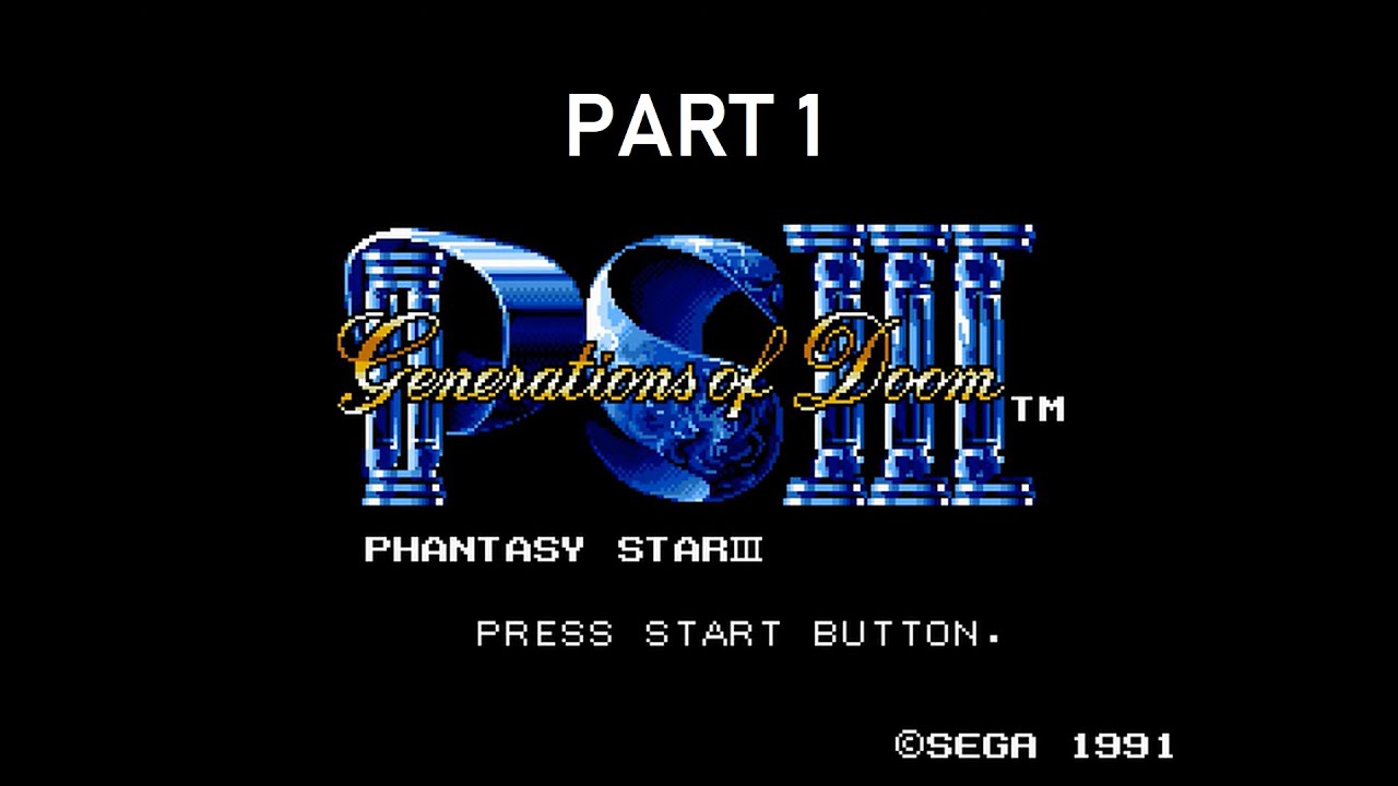 Mega Drive Longplay [071] Phantasy Star III: Generations of Doom (US) (Part 1/2)