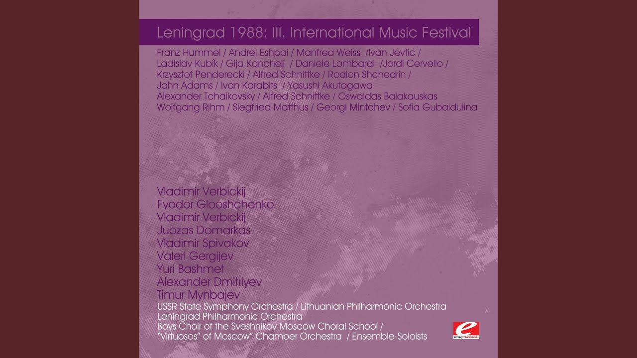 Wölfli-Lieder (1981/82) for baritone and orchestra