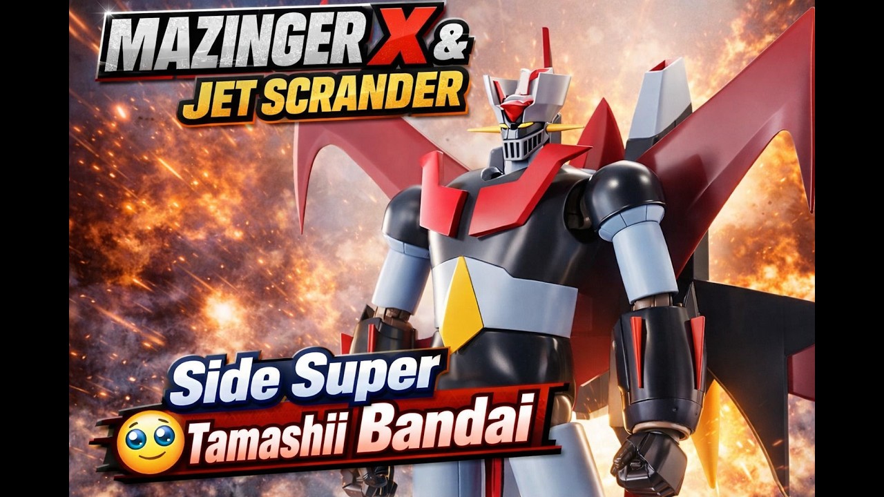 Mazinger X & Jet Scrander Unboxing 🤖 Tamashii Nations Bandai 