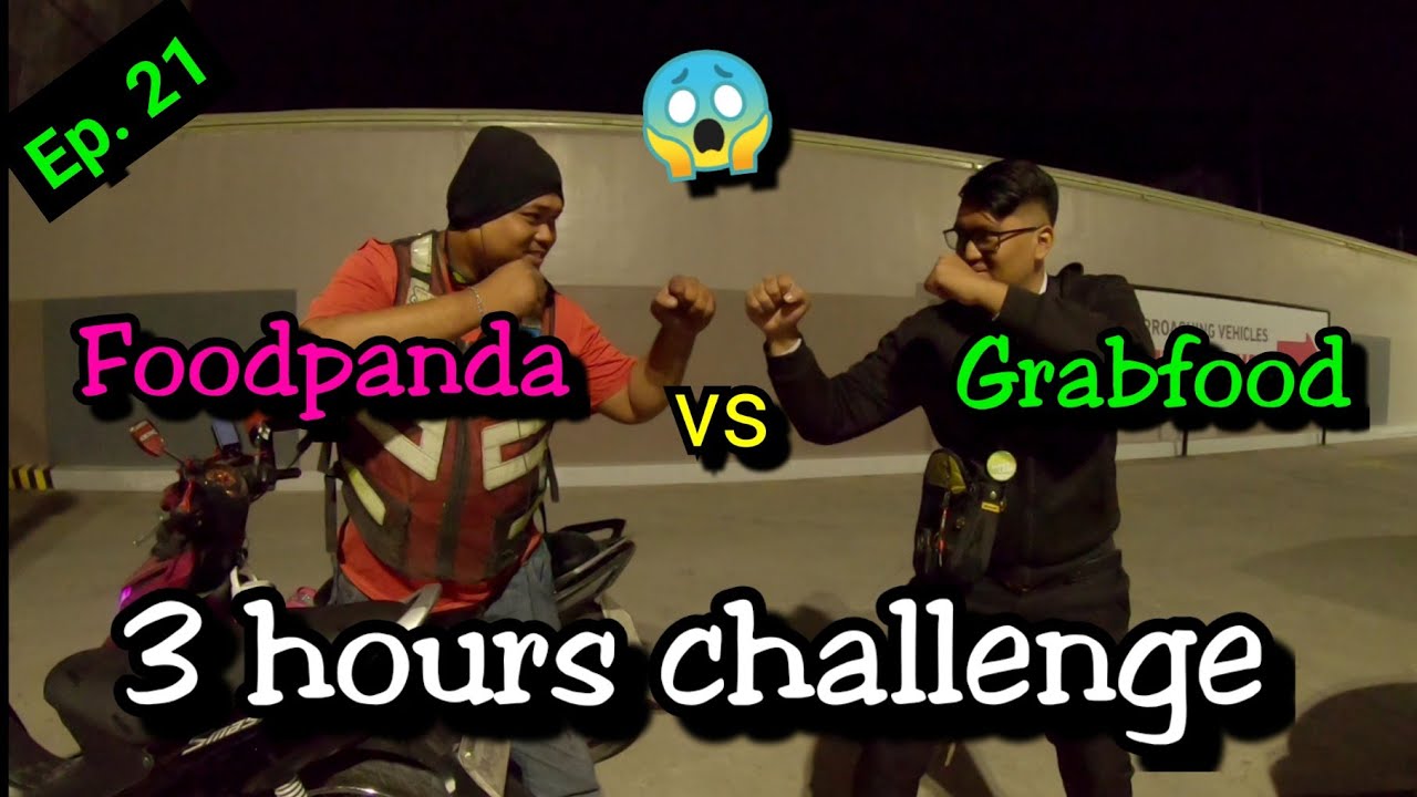 FOODPANDA VS GRABFOOD (3 HOURS CHALLENGE) | Grabfood Vlogs
