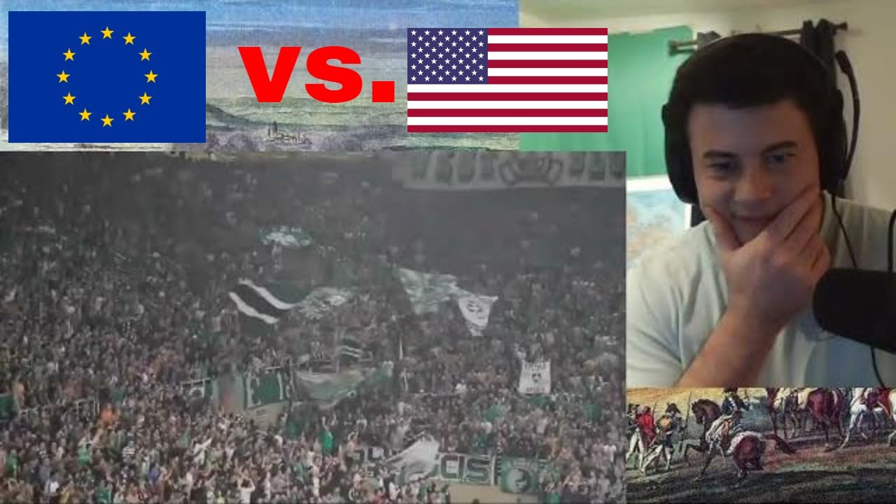American Reacts Basketball fans and atmosphere USA vs Europe