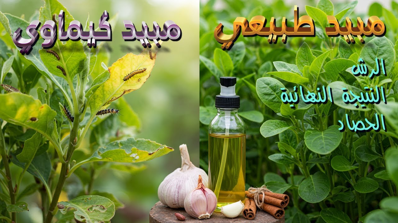 4 - الحقيقة الكاملة: متى أستخدم المبيد الطبيعي ومتى الكيماوي؟ | تجربتي الصادقة لإنقاذ نباتاتي