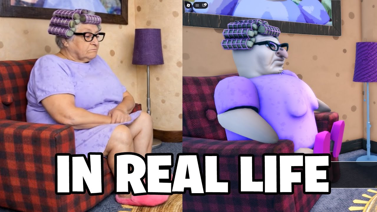 Grandma's House in Real Life - All Morphs Unlocked New UPDATE ROBLOX