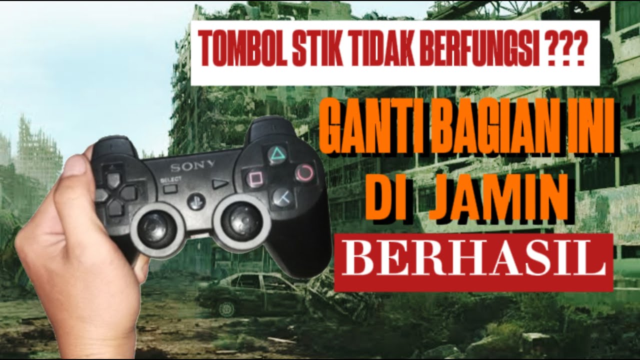 Cara memperbaiki tombol stik ps3 tidak berfungsi, 100% berhasil