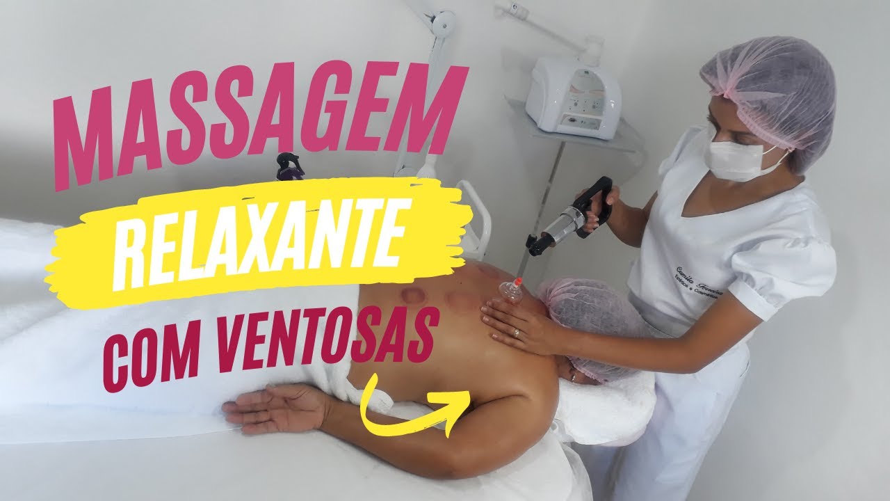 MASSAGEM RELAXANTE PROFISSIONAL NAS COSTAS COM VENTOSATERAPIA