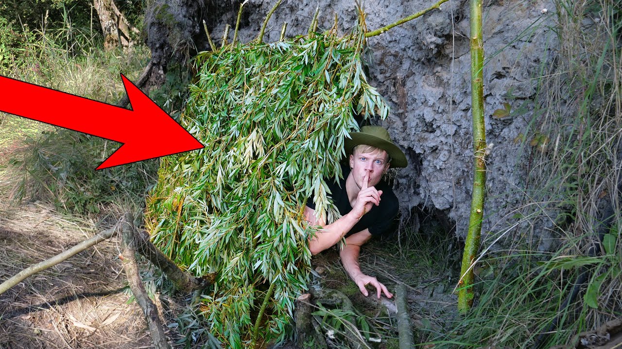 Ik moest een hut bouwen om in het wild te overleven - Solo Survival #3