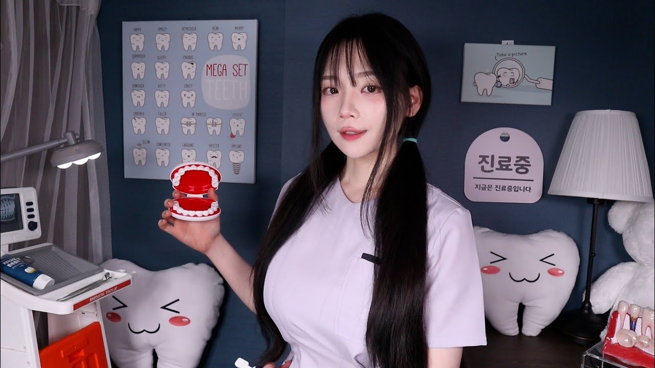 ASMR(Sub✔)Откройте рот, пожалуйста… спокойный скейлинг | шепотный уход у стоматолога