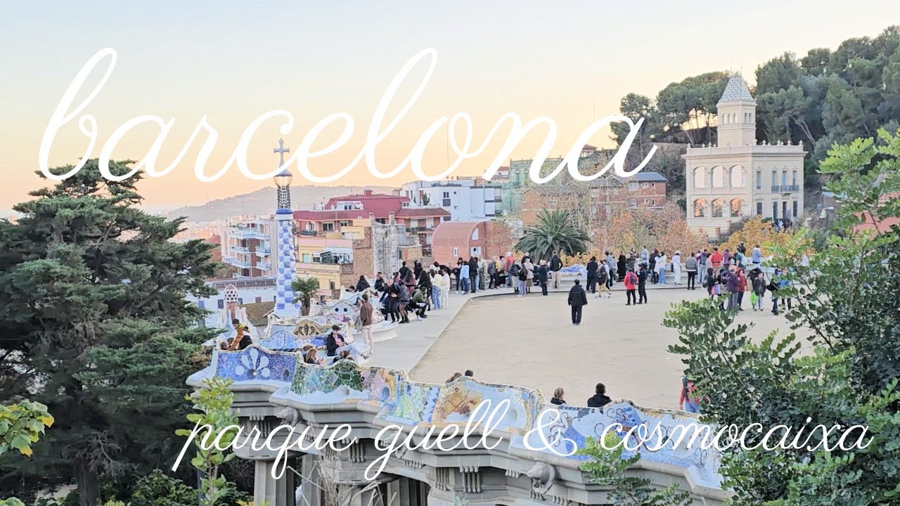 Barcelona Walk - Parque Guell, Av. Tibidaboo & CosmoCaixa Cience Museum