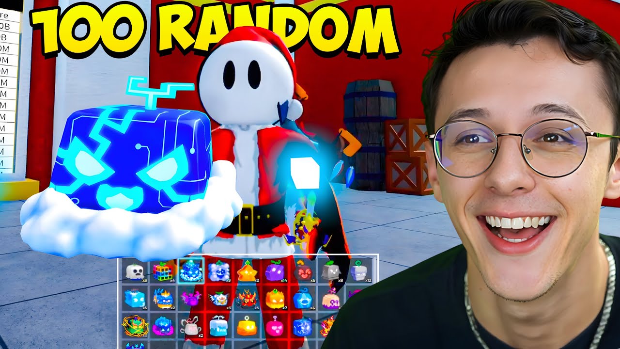 100 Random Fruits pour Obtenir Control V2 ! (blox fruits)