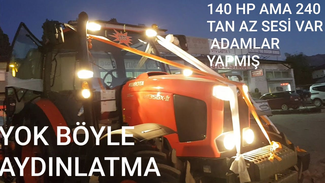 JAPON ASLANI KUBOTA M135 SON KASA İNCELEME