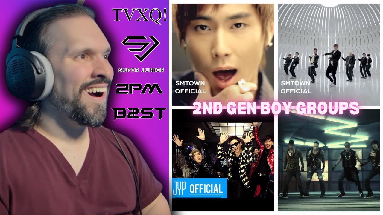 FIRST TIME Reacting To 2nd Gen K-Pop Groups (BOY GROUP EDITION) | TVXQ!, SUPER JUNIOR, 2PM, BEAST