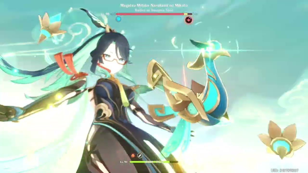 C6 Gaming + C2 Xianyun Damage Test (Raiden Shogun Boss)