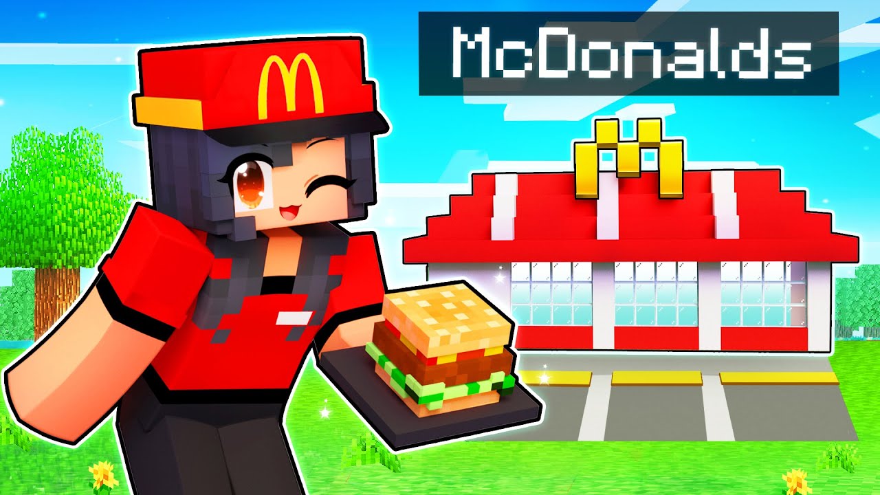 Opening Our McDONALDS Restaurant In Minecraft!