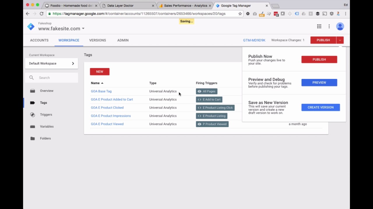 Tracking Transaction in Google Analytics with GTM