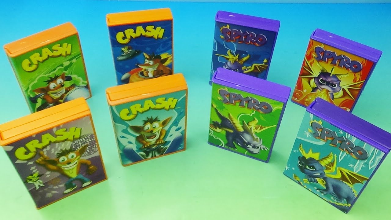 ВИДЕООБЗОР ВИДЕОИГРЫ 2005 года от McDONALD'S SPYRO THE DRAGON и CRASH BANDICOOT