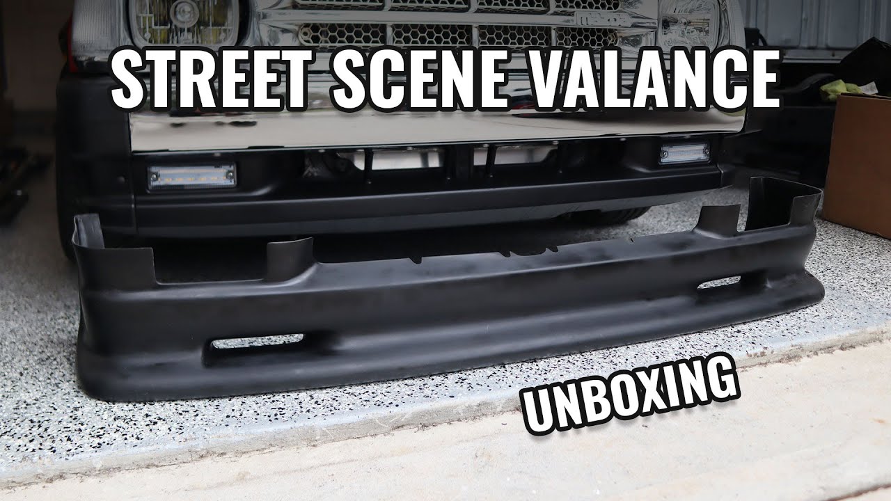 Unboxing the Street Scene Valance for Mazda B2000 B2200