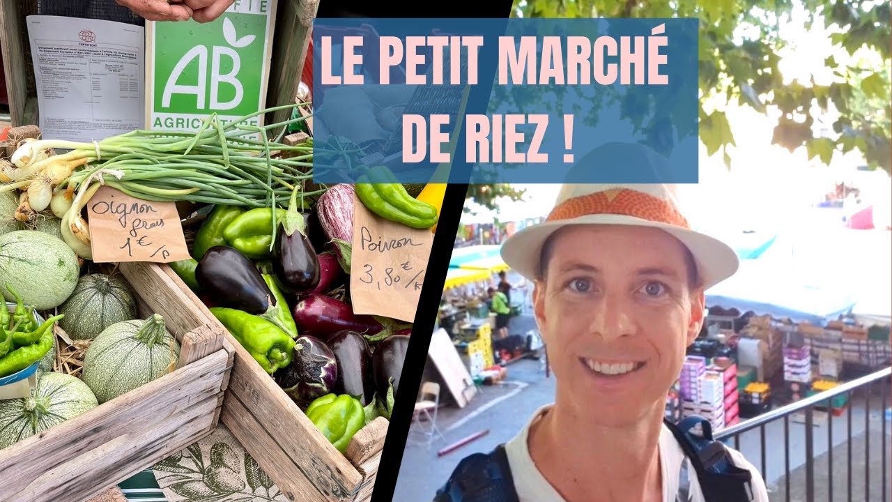 Le marché d'été de RIEZ | La chapelle Saint-Maxime en PROVENCE (HD), FRANCE !