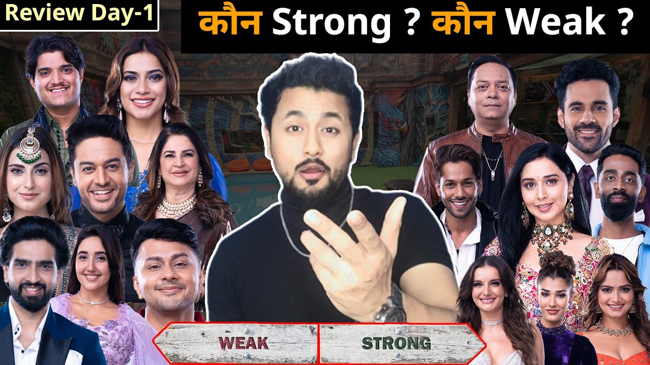 Bigg Boss19 review Mridul,Gaurav,Baseer weak ? Abhishek,Awez,Amaal Strong ? review Rahuul C Bhoj