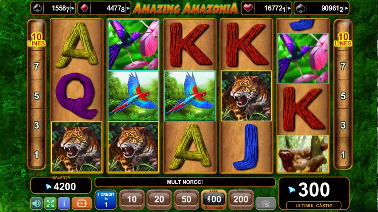 Amazing Amazonia - EGT Pacanele ca la Aparate Online Gratis