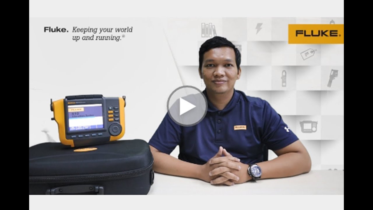 Cara melakukan vibration monitoring dengan Fluke 810 Vibration Tester