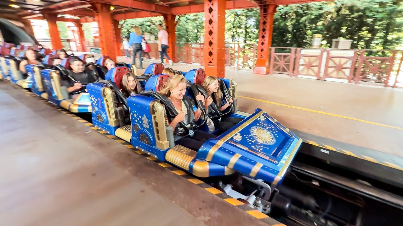 HyperSpace Mountain Front Row On-Ride POV | Disneyland Paris