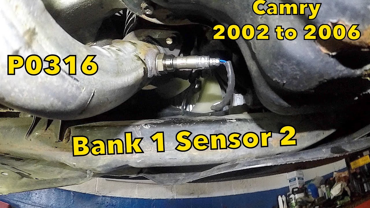 Toyota Camry 2003–2006: замена датчика кислорода Bank1 Sensor 2 для устранения кода P0136