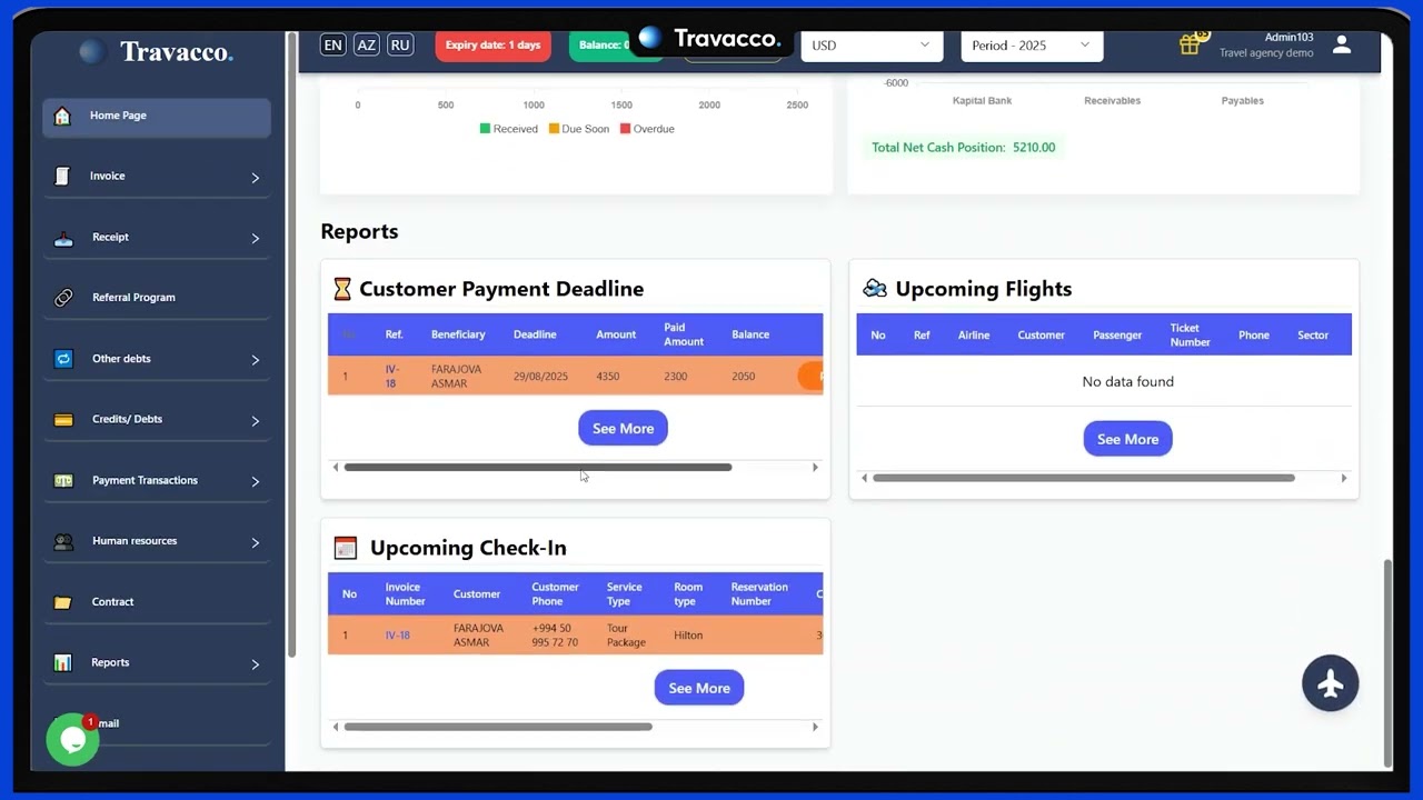 Travacco &ndash; ERP Management System for Travel Agencies