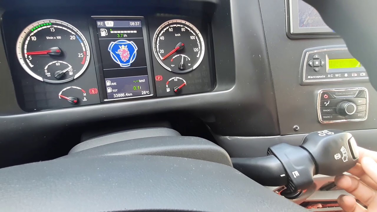Como funciona o opticruise Scania.