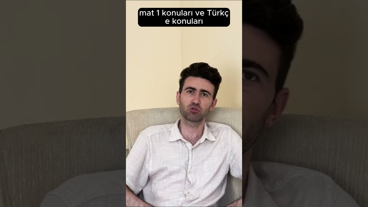 DGS'de &ccedil;ıkan konular neler? | Barış Can Yılmaz #dgs #ytuce