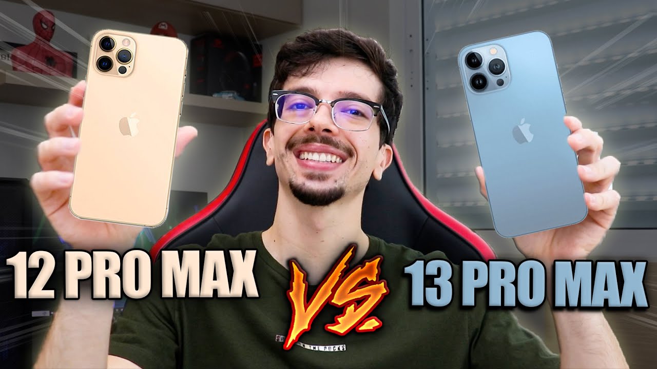 IPHONE 12 PRO MAX VS IPHONE 13 PRO MAX! TEM MUITA DIFERENÇA?