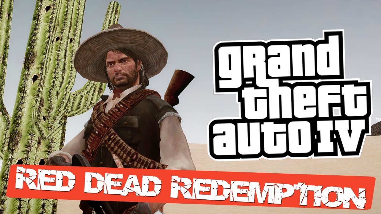 GTA IV. Red dead redemption mod.