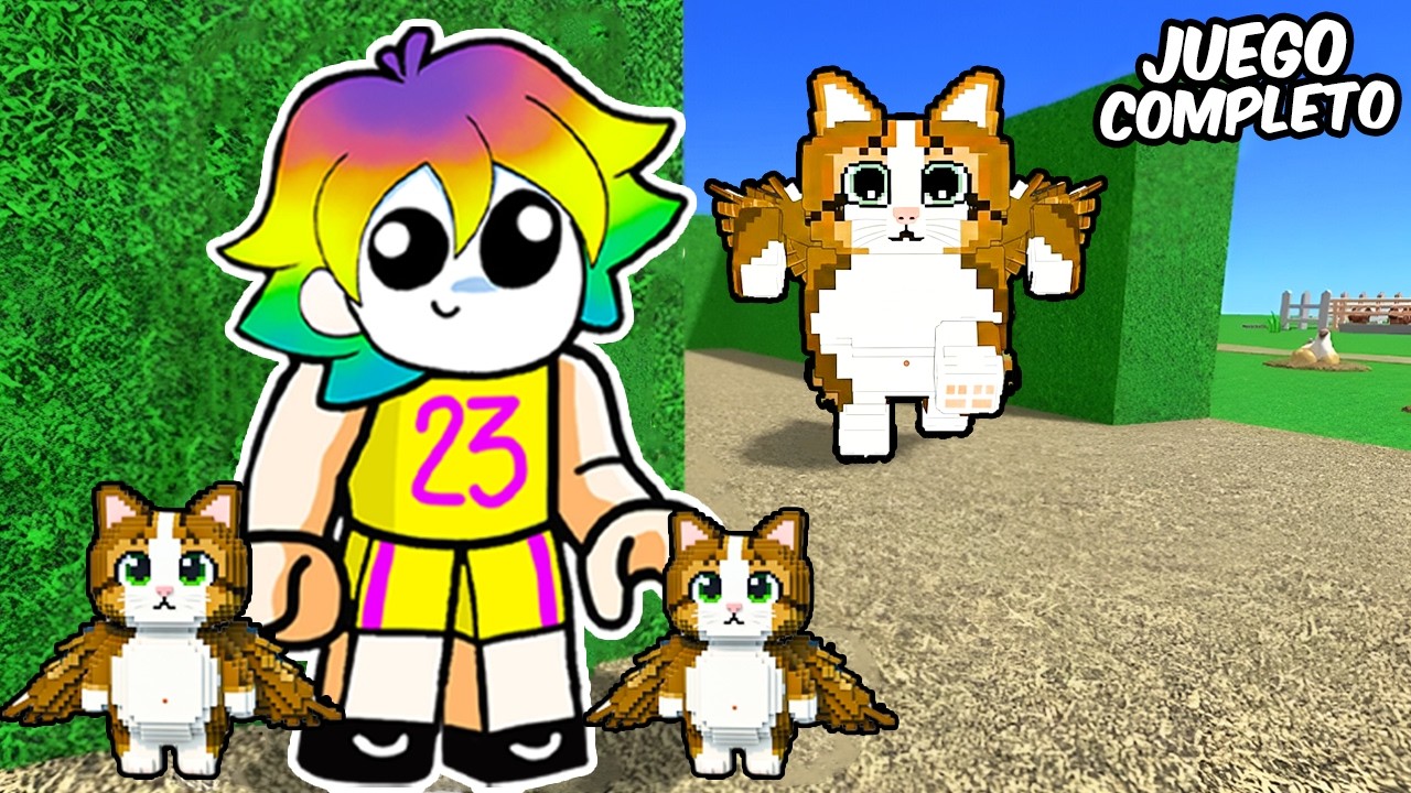 ESCAPA DEL MEOWL LOCO EN ROBLOX COMPLETO