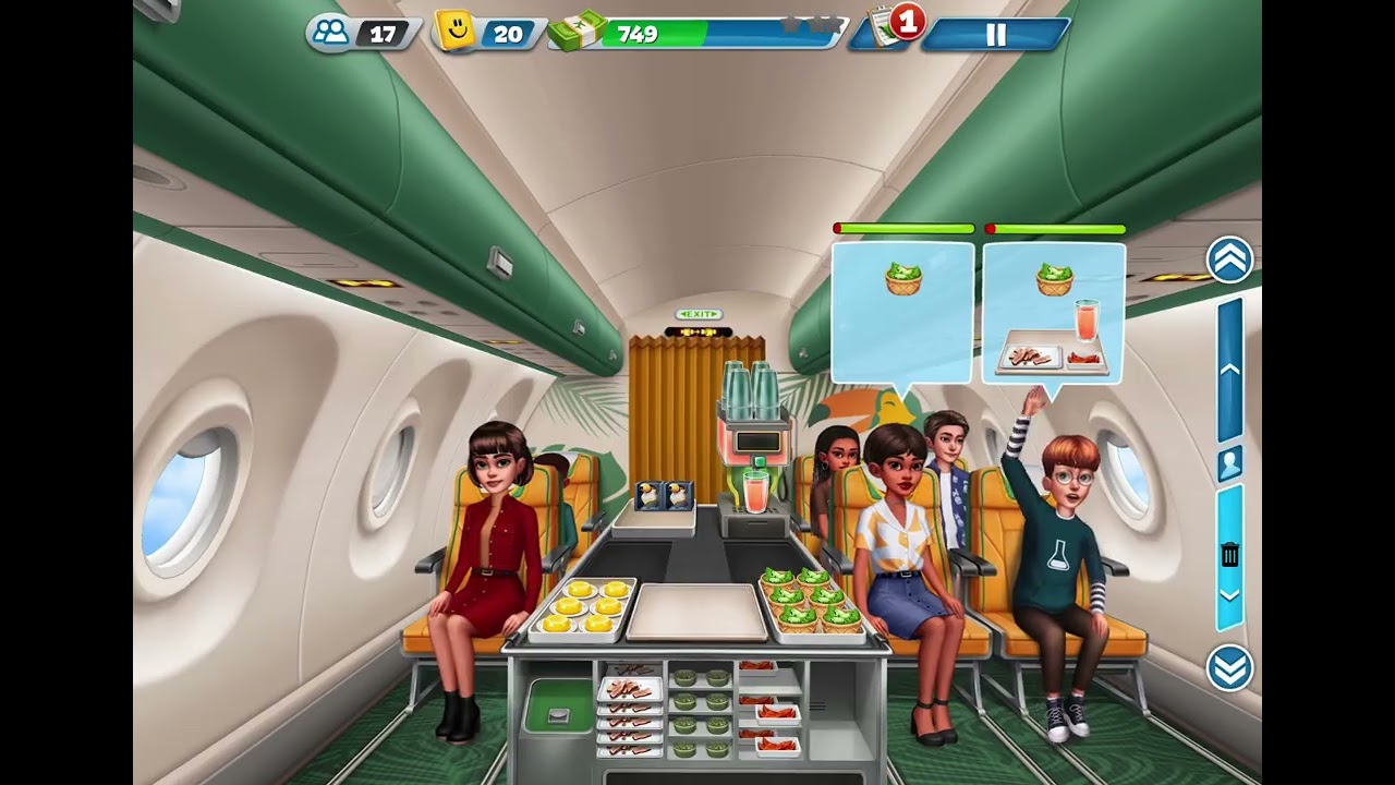 AIRPLANE CHEFS RIO DE JANERIO LEVEL 15⭐️⭐️⭐️