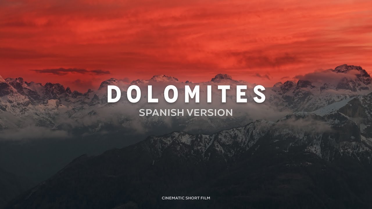 DOLOMITES - DJI Air 3S & Canon R8 (Versión en Español)