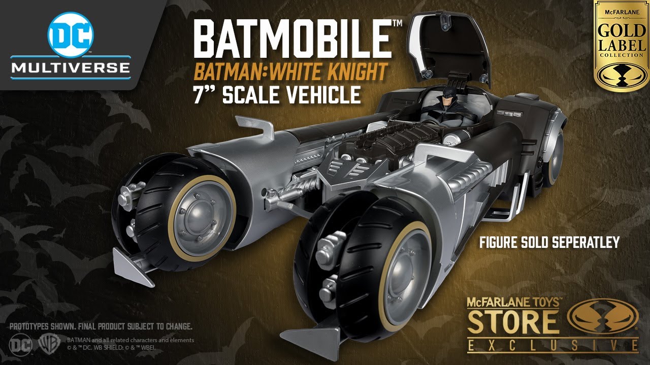 NEW DC Multiverse&trade; Batmobile (Batman White Knight) GL 7