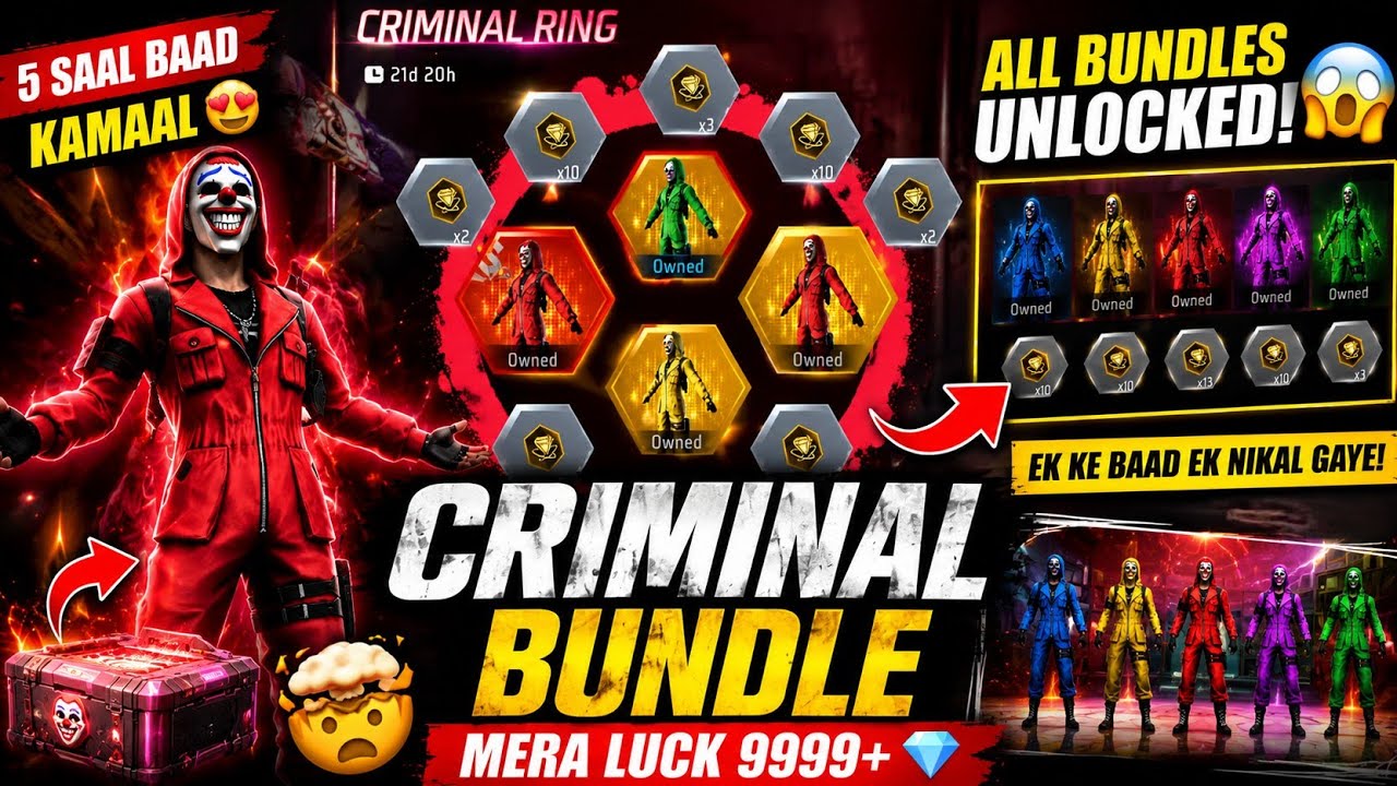 I UNLOCKED Red CRIMINAL BUNDLE After 5 Years Ago 🥹