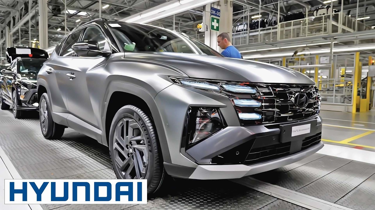 How the HYUNDAI Tucson is assembled in Czechia, production plant Nošovice